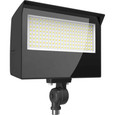 RAB X22-80 X22 FLOOD 80/70/60/50W 3000/4000/5000K 7HX6V/6HX6V/5HX5V W/KNUCKLE + TRUNNION PHOTOCELL BRONZE