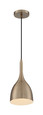 NUVO Lighting 60-7076 Bellcap, 1-Light, Small Pendant Fixture, Burnished Brass Finish