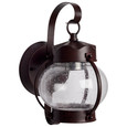 NUVO Lighting 60-631 1-Light, 11in, Wall Lantern, Onion Lantern with Clear Seed Glass