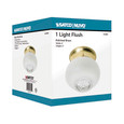 NUVO Lighting 60-6029 1-Light, 6in, Ceiling Fixture, Clear Bottom Squat Ball, Color retail packaging