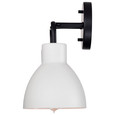 NUVO Lighting 60-6785 Sloan, 2 Light, Vanity, Matte Black Finish with White Shade