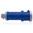 Leviton 4100C9W 100 Amp, 250 Volt 3-Phase, 3P, 4W, North American Pin & Sleeve Connector, Industrial Grade, IP67, Watertight - BLUE