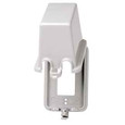 Leviton 5977-DGY 1-Gang Decora/GFCI Device Decora Wallplate/Faceplate, While-In-Use, Thermoplastic, Device Mount, Vertical Extra Deep Lid - GRAY