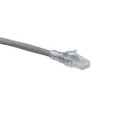 Leviton 5D460-10S eXtreme Cat 5e SlimLine Boot Patch Cord, 10 ft, Grey