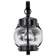NUVO Lighting 60-632 1-Light, 11in, Wall Lantern, Onion Lantern with Clear Seed Glass