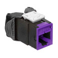 Leviton 5EUJK-RP5 Atlas-X1 Cat 5e UTP QuickPort Jack, Purple