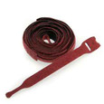 Leviton 43108-8P 8" Recloseable VELCRO® Brand Tie Wraps, Maroon (25 per pack)