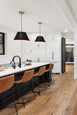 NUVO Lighting 60-7414 Dover, 3 Light, Large Pendant, Black with Vintage Brass