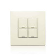 Leviton CKDBK-40T DLV Color Change Kit, IEC BS, 4 Buttons, Color: Light Almond