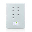 Leviton 6L307-CFG Large Mini Meter MMU, 120/208V 3P/4W REF VOLTAGE, 7 Dual Element Meters, NEMA 4X,  Current Transformers Not Included.