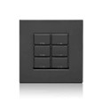 Leviton CKDBK-60E DLV Color Change Kit, IEC BS, 6 Buttons, Color: Black