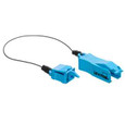 Leviton ETRTN-LTL Extraction Tool (Blue) with Dust Cap, use with Secure Keyed LC duplex patch cords and port protection plug of like keyed color (Blue)