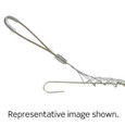 Leviton L8718 Offset Eye, Split Rod Mesh, Single Weave, Heavy Duty, Pulling Wire Mesh Grip 2.00 - 2.49 Cable Dia.Range, Medium Length