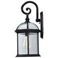 NUVO Lighting 60-4966 Boxwood, 1-Light, 19in, Outdoor Wall with Clear Beveled Glass