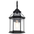 NUVO Lighting 60-4966 Boxwood, 1-Light, 19in, Outdoor Wall with Clear Beveled Glass