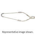 Leviton L8812 Single U Eye, Closed Mesh, Single Weave, Fiber Optic Duty, Support Wire Mesh Grip .460 - .580 Cable Dia.Range, Length