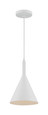 NUVO Lighting 60-7137 Lightcap, 1-Light, Small Pendant Fixture, Matte White Finish