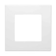 Leviton WPDB0-1EW Decora Low Voltage, 1 gang Wallplate, Engraved, White