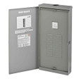 Leviton LP210-3B Outdoor Load Center, NEMA 3R with Main Breaker, 100 Amp, 20 Spaces, 22KA Interrupt Rating, Enclosure and Door Only