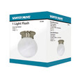 NUVO Lighting 60-6008 1-Light, 6in, Ceiling Mount, Alabaster Ball, Color retail packaging