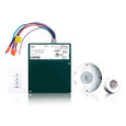 Leviton RCD30-101 IRC Dimming Room Control Kit, includes Low Voltage devices; 3-Zone Room Controller w/(3) 0-10V outputs and (1) 120/277V relay, M/T Occupancy Sensor (OSC20-M0W), 4 Button Switch (RLVSW-4LW), Photocell (ODC0P-00W), 120/277VAC, 50/60Hz