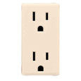 Leviton RKR15-GC Renu Color Change Kit RKR15-GC for Renu 15A Tamper-Resistant Outlets, in Gold Coast White