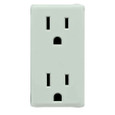 Leviton RKR15-SE Renu Color Change Kit RKR15-SE for Renu 15A Tamper-Resistant Outlets, in Sea Spray