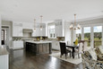 NUVO Lighting 60-7535 Intersection, 5-Light, Chandelier, Burnished Brass with Clear Glass