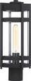 NUVO Lighting 60-6575 Tofino, 1-Light, Post Lantern, Textured Black Finish with Clear Glass