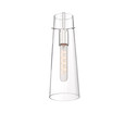 NUVO Lighting 60-6870 Alondra, 1-Light, Mini Pendant Fixture, Polished Nickel Finish with Clear Glass