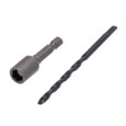 Metallics CSH14RF Anchors 1/4 Hwh 5/16Hd Sl Blu Conc Scr St-zn (Trey 112)
