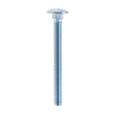 Metallics CB5M Bolts 1/4-20 x 2-1/2 Carriage Blt St (Box 1000)
