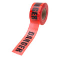 Metallics CT3D Caution Barricade Tape RED 3"x1000ft