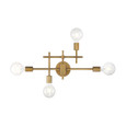 NUVO Lighting NUV-60-6871 Delphi - 4 Light - Vanity - Aged Gold Finish