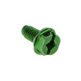 Metallics GSH22500 Ground Screw10-32 X 3/8 QD T-23 Green Steel Zinc (Jar 100)