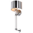NUVO Lighting 60-7755 Teagon 1-Light Wall Sconce, Polished Nickel Finish, Metal Shade