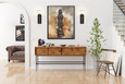 NUVO Lighting 60-7681 Starlight, 1-Light Wall Sconce, Medium Base, 60W, Matte Black Finish, Clear Seeded Glass