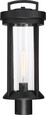 NUVO Lighting 60-6503 Huron, 1-Light, Post Lantern, Aged Bronze Finish with Clear Glass