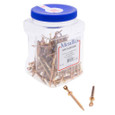 Metallics JATEK225SDC I-Lag Screws 1/4-14 x 3-3/4 SD YZn (Jar 100)