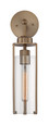 NUVO Lighting 60-7151 Marina, 1-Light, Wall Sconce Fixture, Burnished Brass Finish with Clear Glass