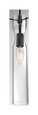 NUVO Lighting 60-6876 Spyglass, 1-Light, Mini Pendant Fixture, Black Finish with Clear Glass