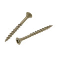 Metallics JCPD5 10 x 3-1/2 in. Bugle Head Square & Phillips Deck Screws - Steel Ceramic - Type 17 - Coarse Threads - 100qty