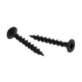 Metallics JDWSR3C 6 x 1-1/4 in. Bugle Head Square Drive Drywall Screws - Steel Black Phosphate - Coarse Threads - 100qty