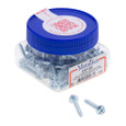 Metallics JDSP182 10 x 1 in. 5/16 Hex Head Phillips Sharp Point Tapping Screws - Steel Zinc - 100qty