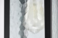 NUVO Lighting 60-5958 Stillwell Collection Outdoor 14in Hanging Light, Matte Black Finish with Clear Water Glass