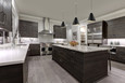 NUVO Lighting 60-7472 Tango, 1-Light, Small Pendant, Matte Black with Polished Nickel