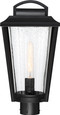 NUVO Lighting 60-6513 Lakeview, 1-Light, Post Lantern, Aged Bronze Finish with Clear Seed Glass