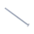 Metallics JFMP86 8-32 x 1 in. Flat Head Phillips Machine Screws - Steel Zinc - 100qty