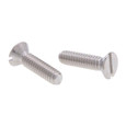 Metallics JFM17SS 8-32 x 3/8 in. Flat Head Slotted Machine Screws - 18-8 Stainless - 100qty