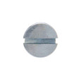 Metallics JFM101 1/4-20 x 1 in. Flat Head Slotted Machine Screws - Steel Zinc - 100qty